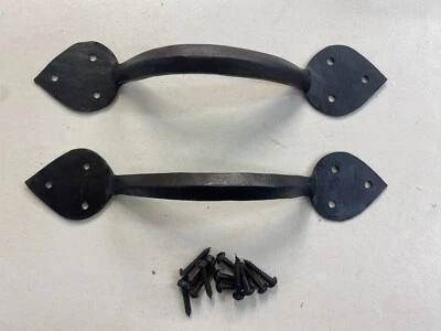 Black Arrow Pull Handles Waxed Retro Vintage Style Forged Drawer 150mm 200mm - Image 1 of 4