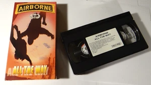 Airborne All the Way - 2000 - military documentary VHS Movie - VG-EX cond Rare! - Picture 1 of 3