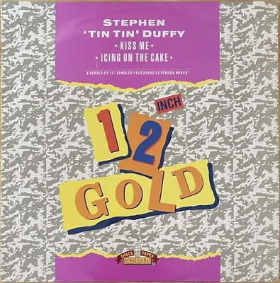 Stephen 'Tin Tin' Duffy-Kiss Me/Icing On The Cake 12” Vinyl Synth-Pop EXCELLENT - Image 1 of 3
