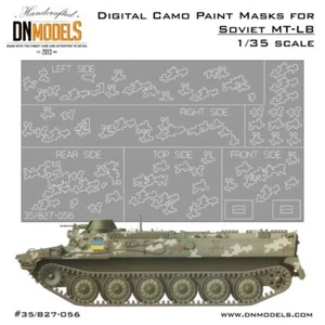 DN 1/35 Ukraine MT-LB Digital Camouflage Paint Masks - Picture 1 of 1