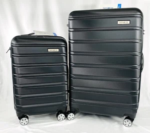 Samsonite Omni 2 Hardside Expandable Luggage Spinner 2 Piece 20"/24" Black NWT - Picture 1 of 10