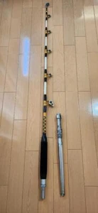 Vintage Fin-Nor Tycoon 80 Ib Trolling Rod 2.0~2.49m With Finnol Guide - Picture 1 of 7