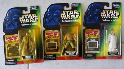 ¡NUEVAS FIGURAS INDIVIDUALES MON MOTHMA, LANDO CALRISSIAN Y HAN FREEZE FRAME DE STAR WARS! R33 Foto 1 de 2