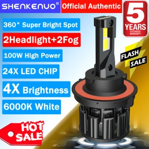 For 2008-2012 Ford Escape Combo H13 9008 LED Headlight + 5202 Fog Light Bulb F15 - Imagen 1 de 19