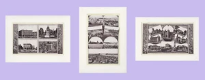 Drei Drucke von New York Szenen, um 1890 - Bild 1 von 4