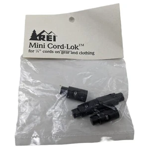 REI Hiking Camping 1/4" Mini Cord Lok 4 in 1 pack - NEW - Picture 1 of 3