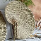 Cooling Hand-woven Summer Hand Fan Straw Fan Palm-Leaf Fan Home Decoration