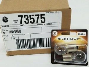 Estuche de 6 pares de bombillas miniatura automotrices GE Nighthawk 12V 1141NH 73575  - Imagen 1 de 5
