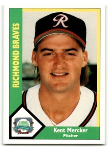 1990 CMC RICHMOND BRAVES KENT MERCKER RICHMOND BRAVES #27