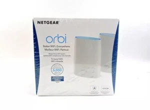 NETGEAR ORBI AC3000 ROUTER UND SATELLIT WLAN-SYSTEM FÜR GANZES ZUHAUSE (RBK50-100CNS) - Bild 1 von 2