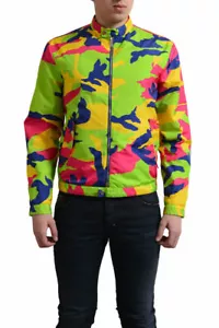 Dsquared2 Men's Multi-Color Windbreaker Bomber Jacket US S IT 48 - Picture 1 of 4
