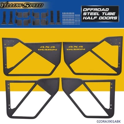 Ajuste para Jeep Wrangler JK 2007-18 4 puertas tubo coche accesorios rizos hierro Foto 1 de 4