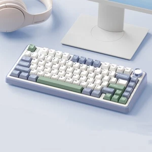 AULA F75 75% Wireless Mechanical Keyboard,2.4Ghz/Type-C/5.0 - Reaper / Green - Picture 1 of 7