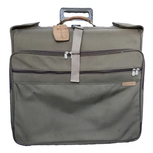BRIGGS & RILEY Gepäck Kleidersack olivgrün Nylon/Leder 24" auf Rollen - Bild 1 von 21