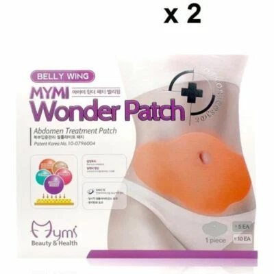 MYMI WONDER PATCH Lot de 10 PATCH MINCEUR 100 % PLANTES NATURELLES WRAP - Imagen 1 de 3