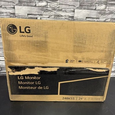 LG 23.8" LED LCD Monitor 1080p white 24BK550Y-H - Image 1 of 4