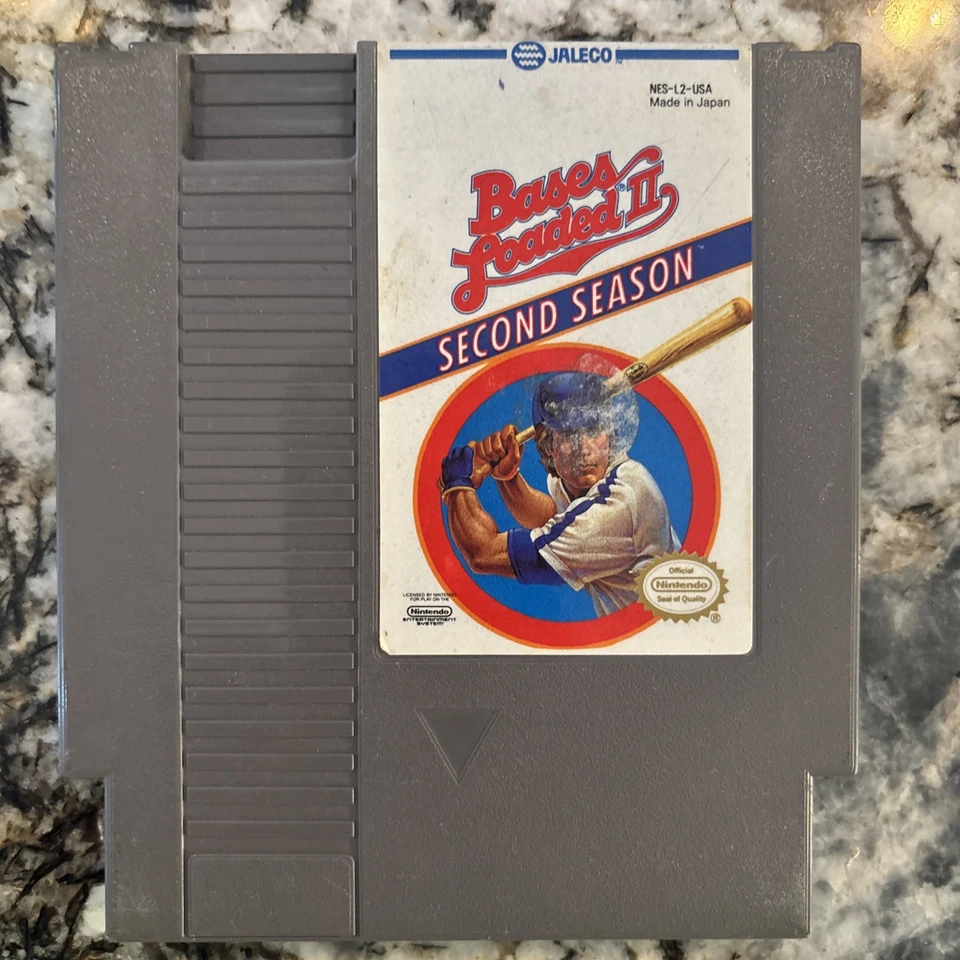Bases Loaded II 2 (Vintage Nintendo NES) Juego Original Foto 1 de 4