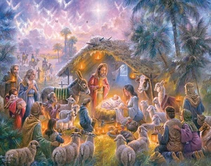 Light of the World Advent Calendar (Countdown to Christmas) with Nativity Sto... - Picture 1 of 5
