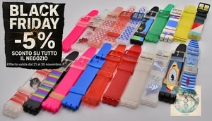 Cinturino per Orologio da Polso Compatibile con Swatch Vari Colori Plastica 17mm - Imagen 1 de 44