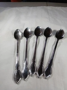 Towle Supreme Cutery Iced Tea Teaspoon Set of 5 Stainless Japan 7 1/4" - Picture 1 of 4