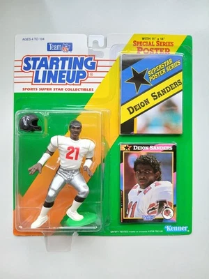 1992 Deion Sanders Atlanta Falcons starting lineup in very nice condition - Image 1 of 2