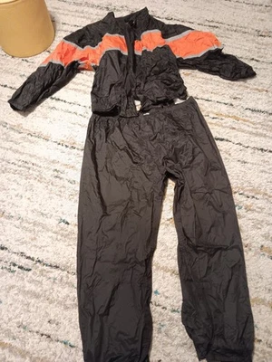 J&P Cycles Rain Coat Mesh Lined Jacket & Pants (44") Motorcycle Reflective 4XL(M - Image 1 of 4