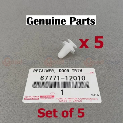 Genuine Toyota Hilux YN63 YN60 LandCruiser FJ62 FJ61 FJ60 BJ61 BJ60 Trim Clip x5 - image 1 of 3