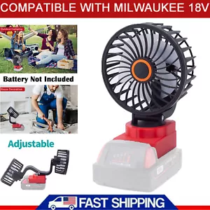 For Milwaukee 18V Outdoor Jobsite Fan Foldable Camping Fan Cordless Cooling Fan - Picture 1 of 12