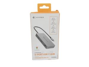 HUB USB-C Hyper 5 porte - HDMB2 - Chromebook, MAC, PC - scatola aperta - Foto 1 di 2