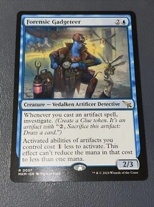 MTG Magic 0057 Forensic Gadgeteer Regular Rare Karte MKM Murders at Karlov Manor - Bild 1 von 2