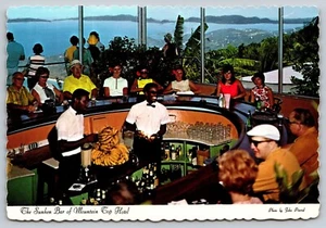 Postal vintage de The Sunken Bar, Mountain Top Hotel - Imagen 1 de 2