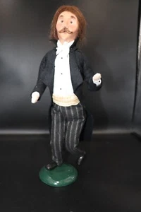Byers' Choice Carolers 1999 Dancing Victorian Man FIRMADO - Imagen 1 de 6