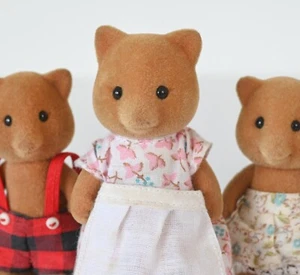 Figuras de Sylvanian Slydale Fox. Madre Padre Hermana Hermano Calico Critters - Imagen 1 de 10