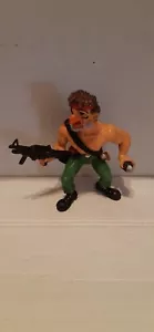 RARE PVC FIGURE RAMBO. SILVESTER STALLONE 1987 SPANISH EXCLUSIVE COMICS SPAIN - Imagen 1 de 2
