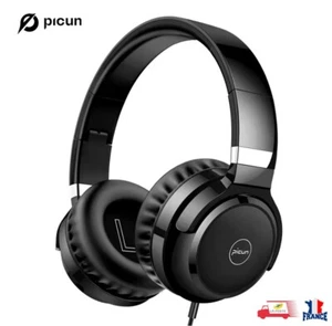 Kabelgebundene Stereo Over-Ear Kopfhörer Klappbare Kopfhörer mit Mikrofon Picun C60 - Bild 1 von 6
