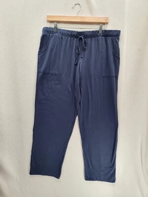 NWT Lucky Brand Navy Blue Lounge  Pockets Pants Size- XL - Image 1 of 4