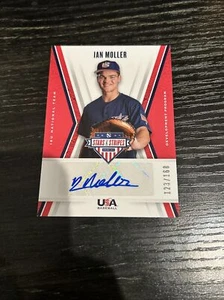 USA Baseball Stars & Stripes 16U National 2019/168 Ian Moller Auto Rangers - Imagen 1 de 2