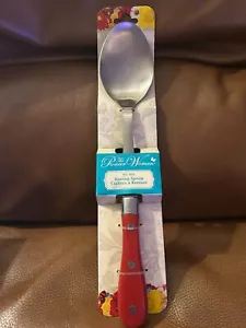 Pioneer Woman Basting Spoon Red Handle New - Picture 1 of 4