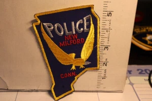 police patch  NEW MILFORD POLICE CONNECTICUT - Picture 1 of 1