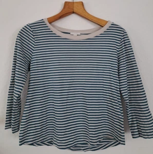 COS Shirt Damen gestreift Streifen 3/4 Arm weiß blau S 36 Frühling - Bild 1 von 3