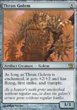 THRAN GOLEM 9th Edition MTG Magic the Gathering Cards DJMagic
