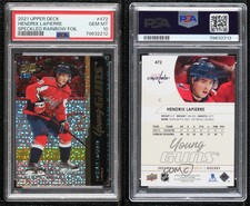 2021 Series 2 Young Guns Speckled Rainbow Foil Hendrix Lapierre PSA 10 Rookie RC