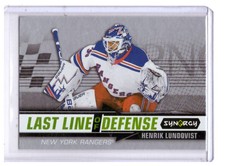 Henrik Lundqvist 2018-19 Synergy Last Line Of Defense Card #LD-5