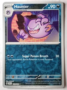 REVERSE HOLO Haunter 103/162 NM / M - Temporal Forces Pokemon Card - Picture 1 of 2