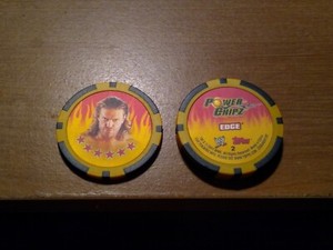 2011 Topps WWE Power Chipz #2 Edge Wrestling