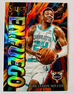 Brandon Miller 2023-24 Panini Select En Fuego Insert Rookie Silver Prizm - Picture 1 of 1