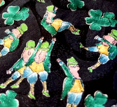 TRAJE DE TRÉBOLES DE LA SUERTE POT OF GOLD CORBATA DE DISEÑADOR ENVÍO GRATUITO Foto 1 de 3