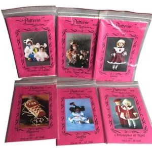Set/6 Puppenmuster Connie Lee Finchum passt 18"" - 19"" Puppe ungeschnitten - Bild 1 von 13