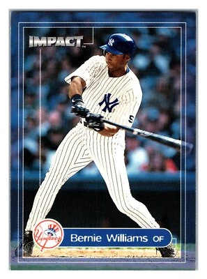 2000 Fleer Impact #4 Bernie Williams - Image 1 of 2