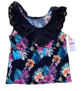 NEW girl JUSTICE FSHION RUFFLE TANK TOP 16P 18P 16 / 18 PLUS - Picture 1 of 5